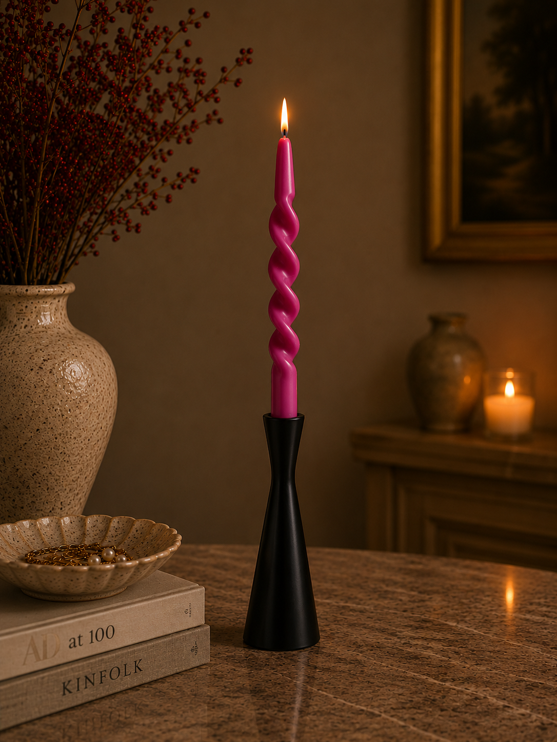 Twisted Spiral Candle