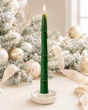 Christmas tree Taper Candle 8.5x1 inches