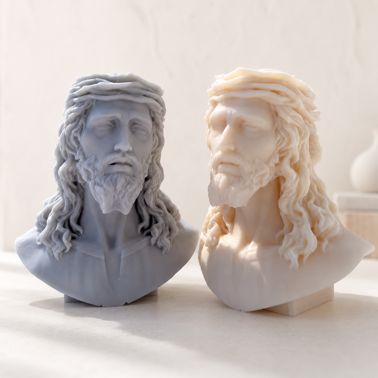 Jesus Bust Candle 6x3 inches