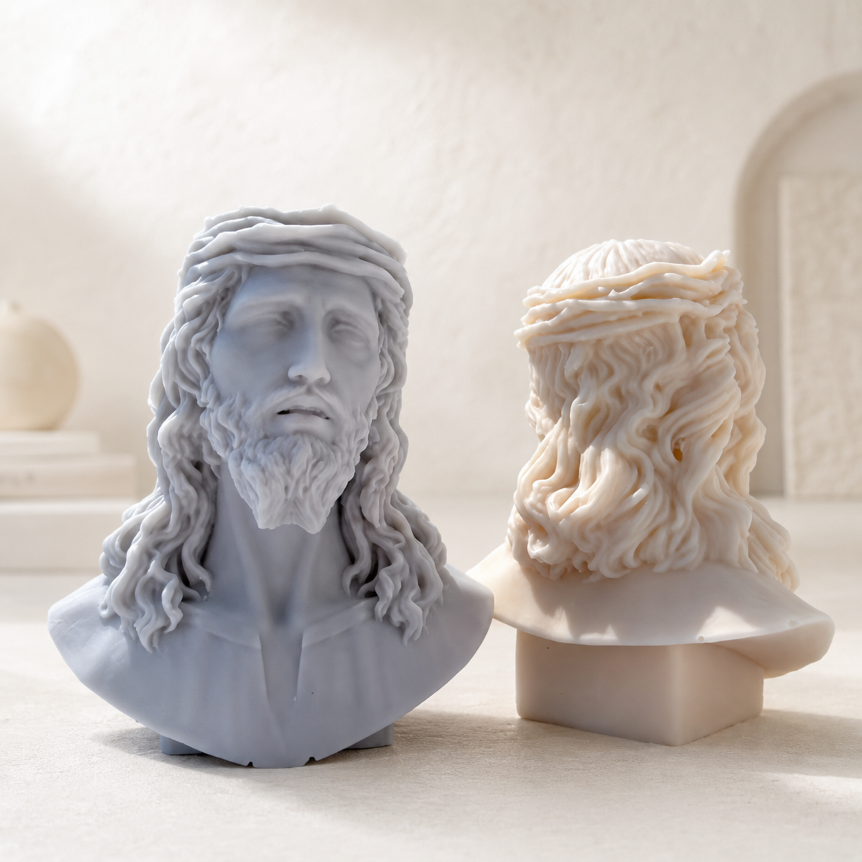 Jesus Bust Candle 6x3 inches