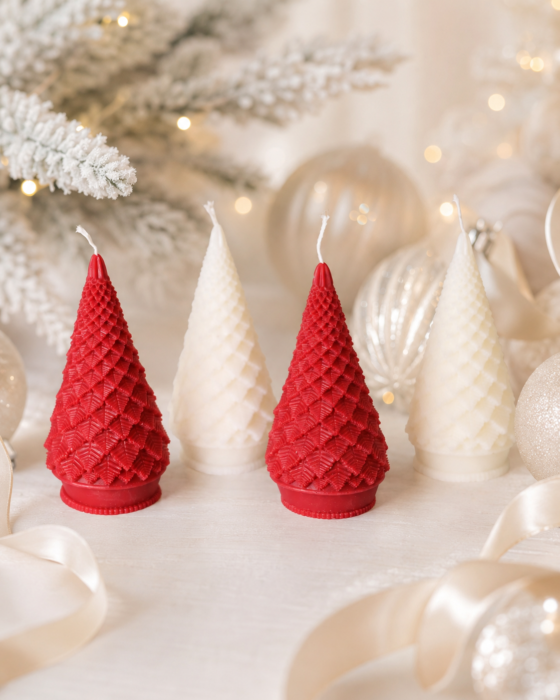 Xmas Tree Candle handmade soy candle - Agaboo Candles