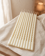 Tall Twisted Taper Candle 12x1 inches