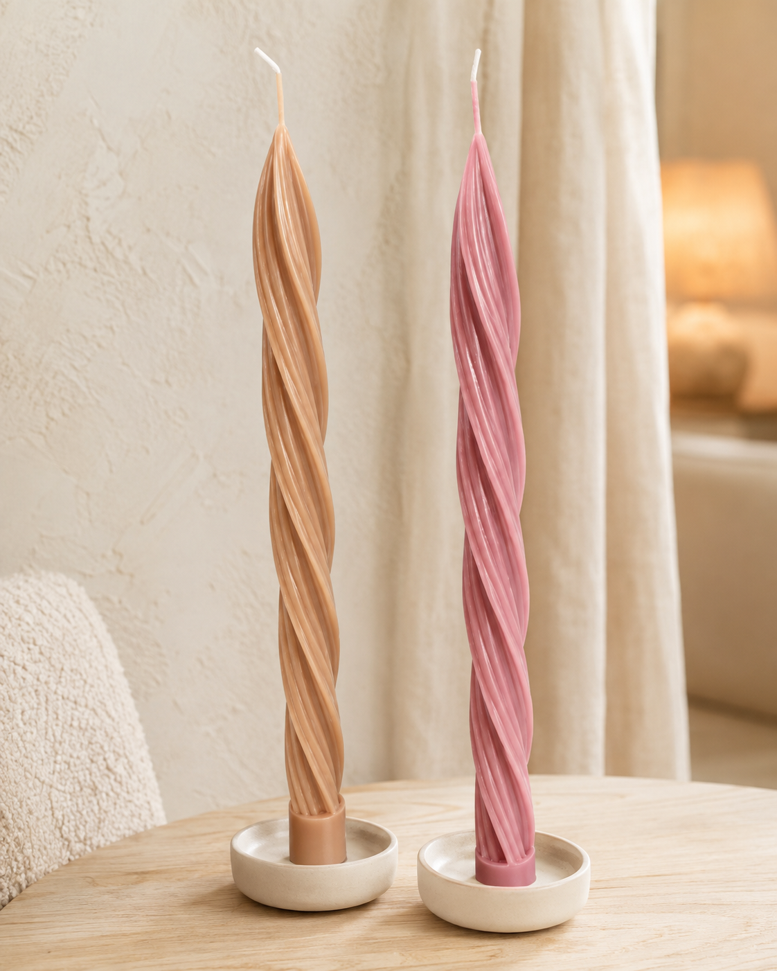 Twisted Taper Candle 10.5x1 inches