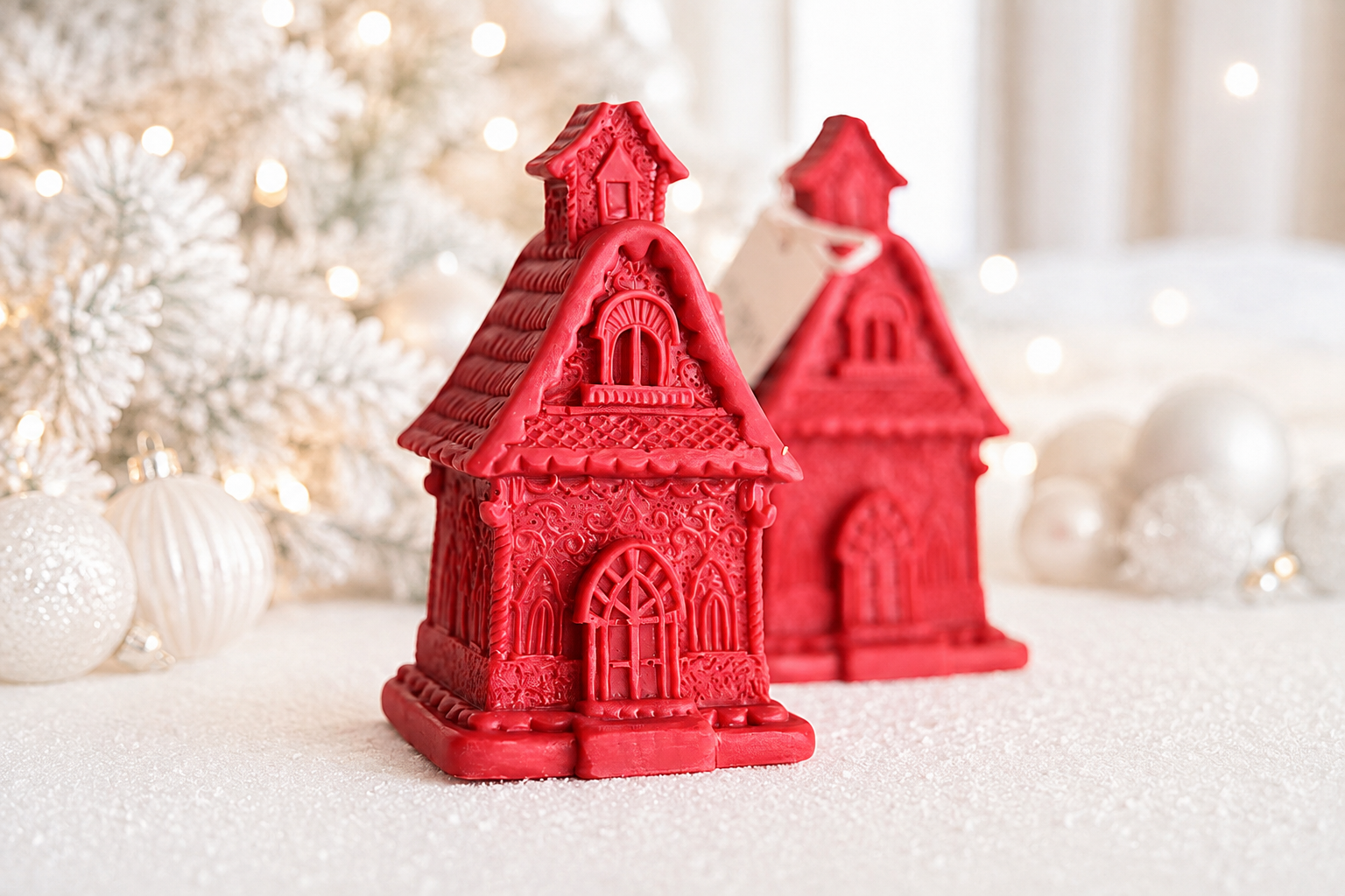 Gingerbread House Candle handmade soy candle - Agaboo Candles