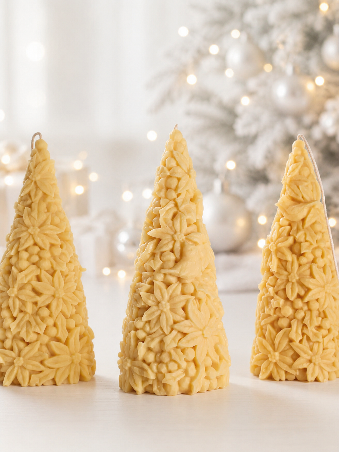 Huge Christmas Tree Candle handmade soy candle - Agaboo Candles