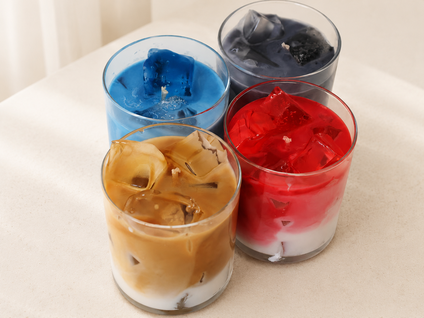 Iced Coffee Candle Dessert 3.4x3.2 inches