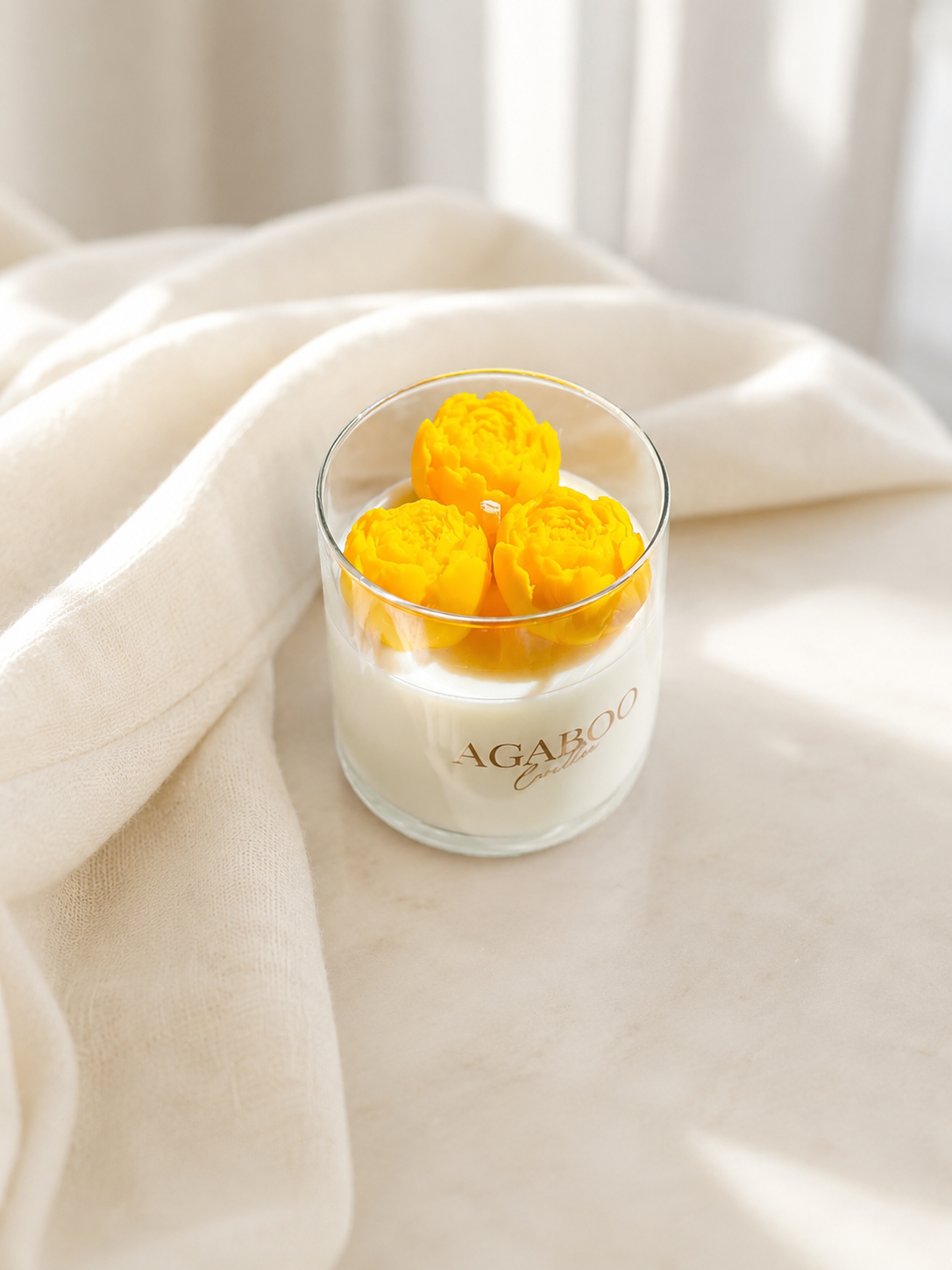Peony Blossom Candle