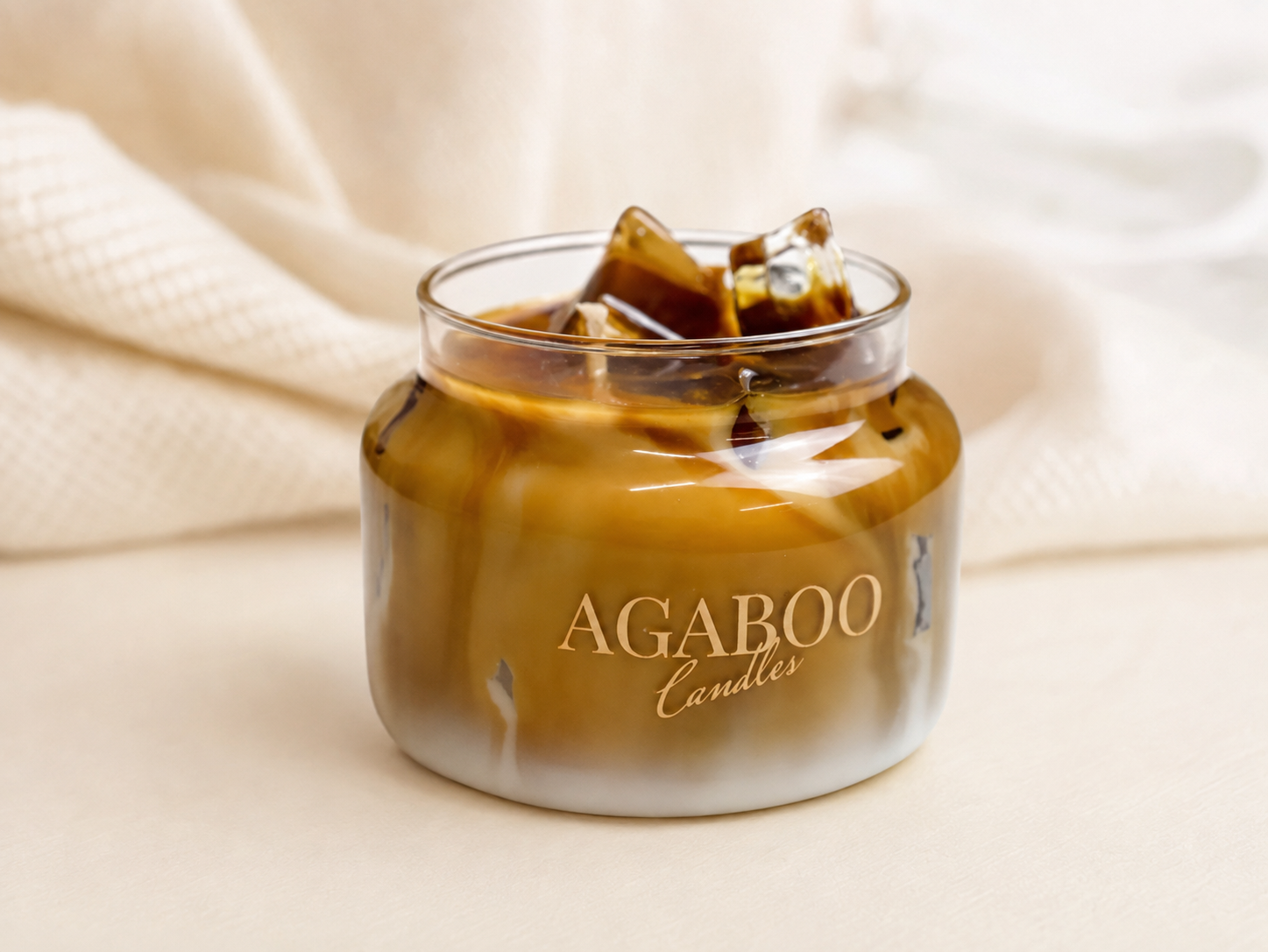 Large Iced Coffee Candle II 2.75x4 inches