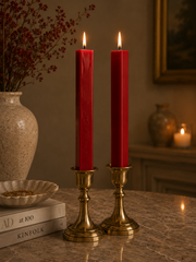 Modern Geometric Taper Candle
