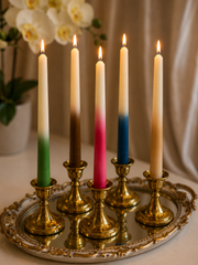 Ombre Taper Candle