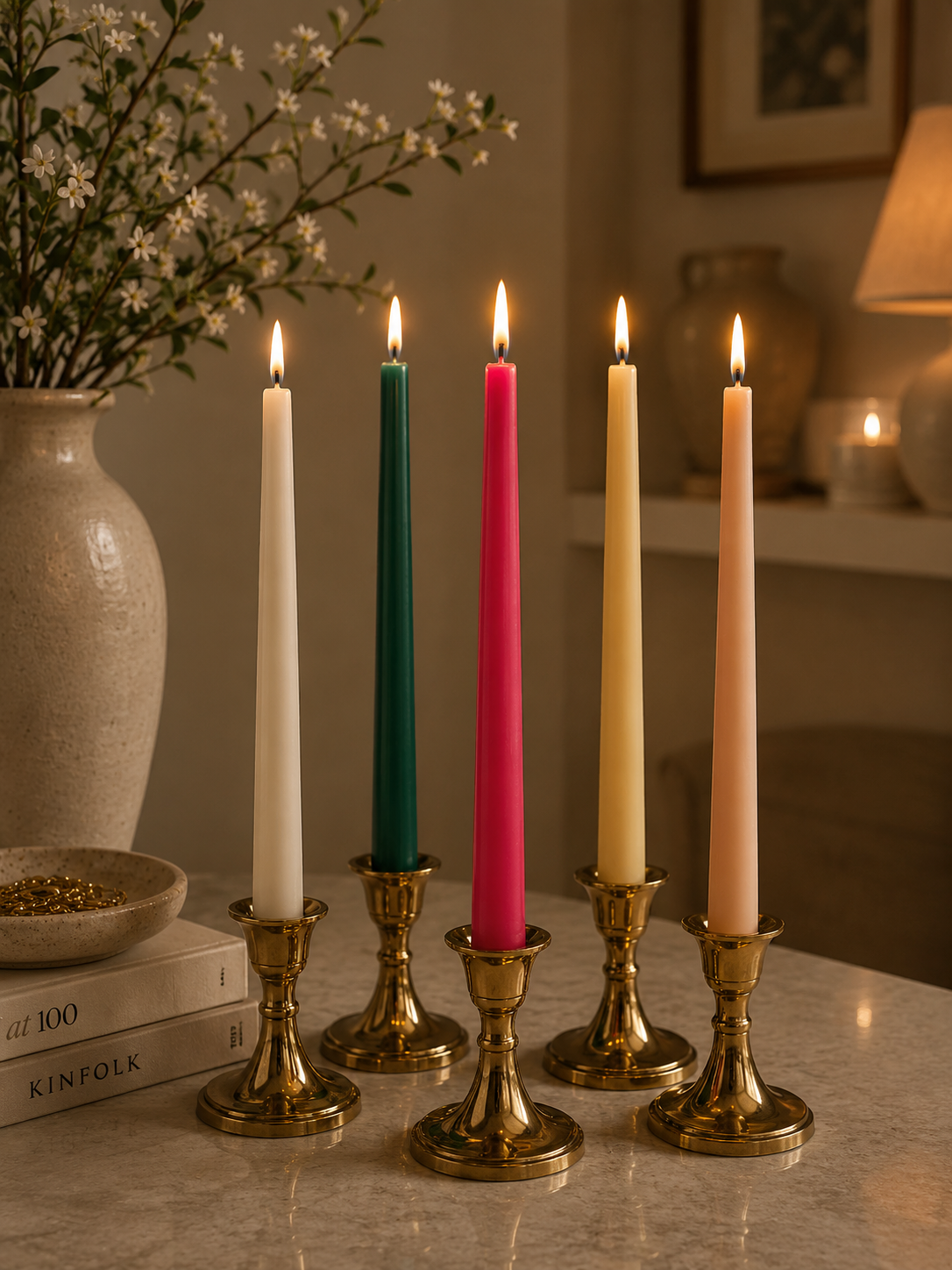 Elegant Tall Taper Candle