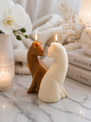 Artisan Cat Candle 5.5x2.5 inches