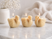 Swan Figurine Candle