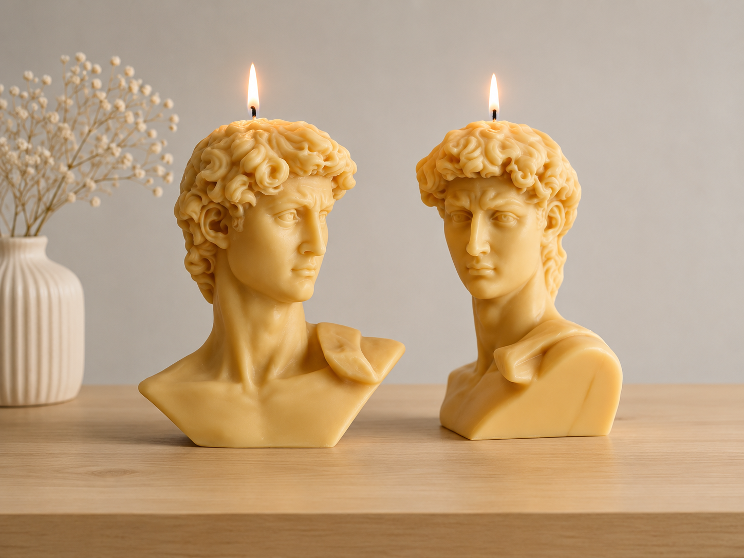David Head Candle 5.5x5 inches