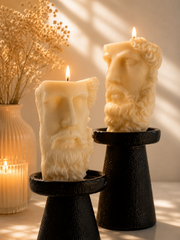 Half Head Candle 5.5x3.5 inches