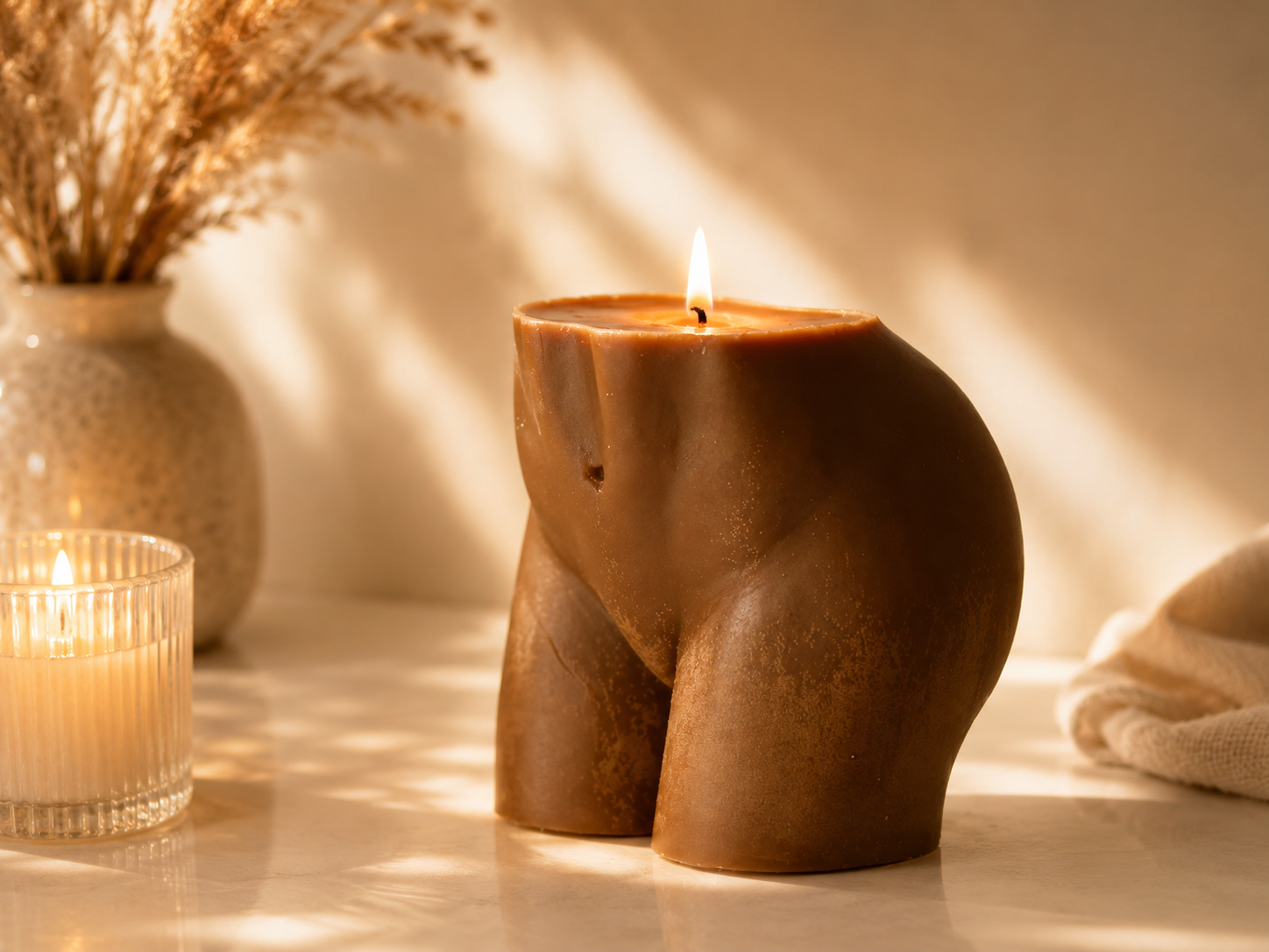 Huge Booty Candle 5.5x5.5 inches