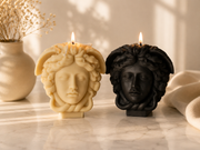 Huge Luxury Medusa Candle 7.5x7 inches
