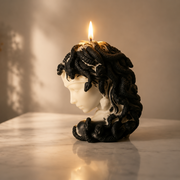 Marble Medusa Candle