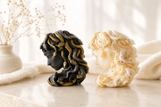 Medusa Candle with Gold Snakes