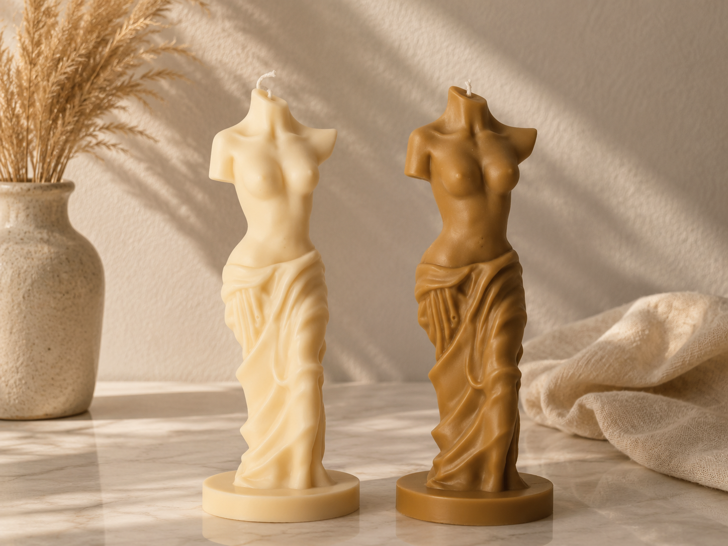 Greek Goddess Candle 8x2.5 inches