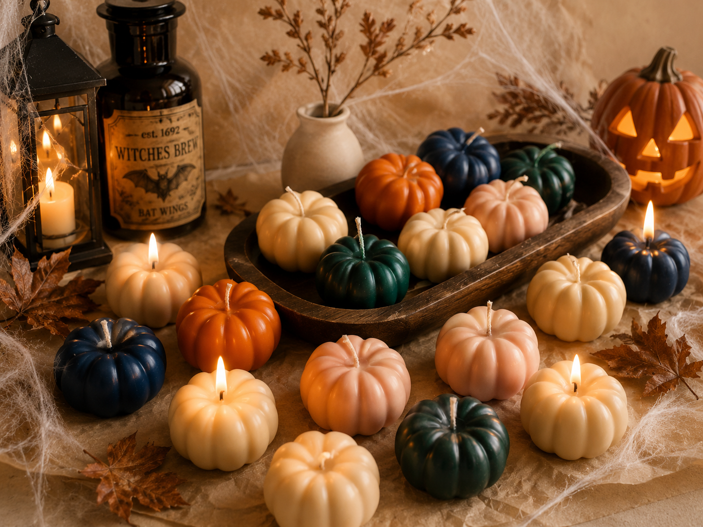 Mini Pumpkin Candle