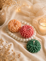 Chrysanthemum Candle 1.5x3 inches