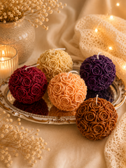Rose Ball Candle