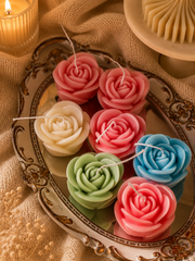Rose Flower Candle