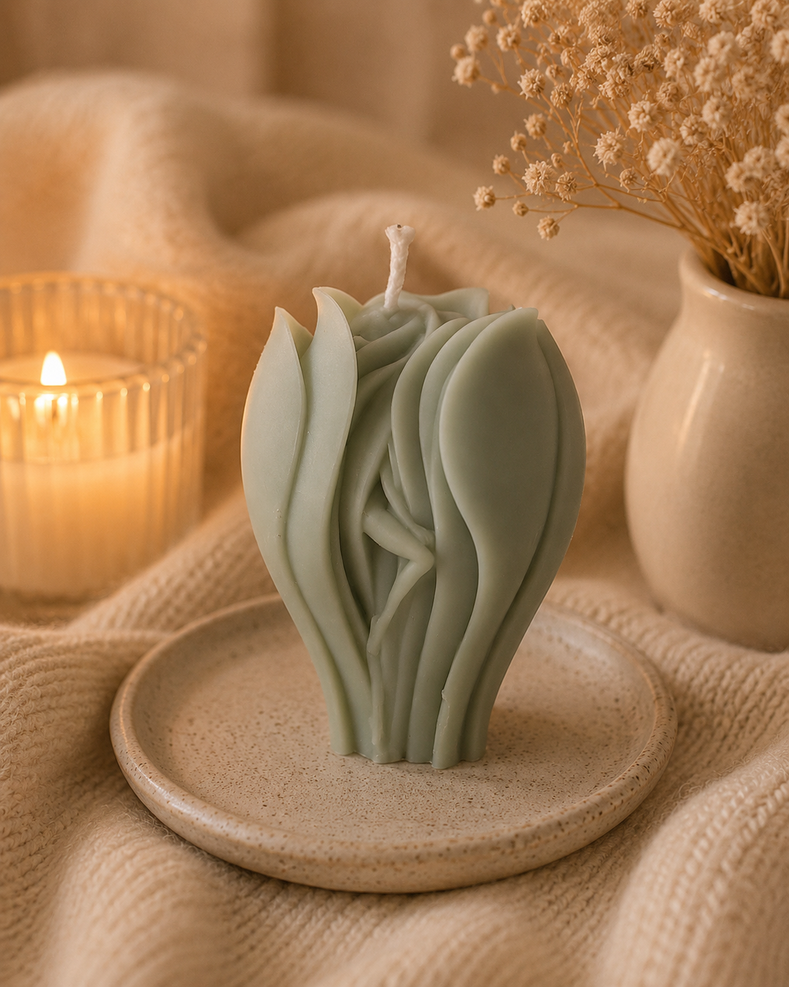 Tulip Bud Candle