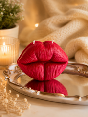 Sculptural Lips Candle