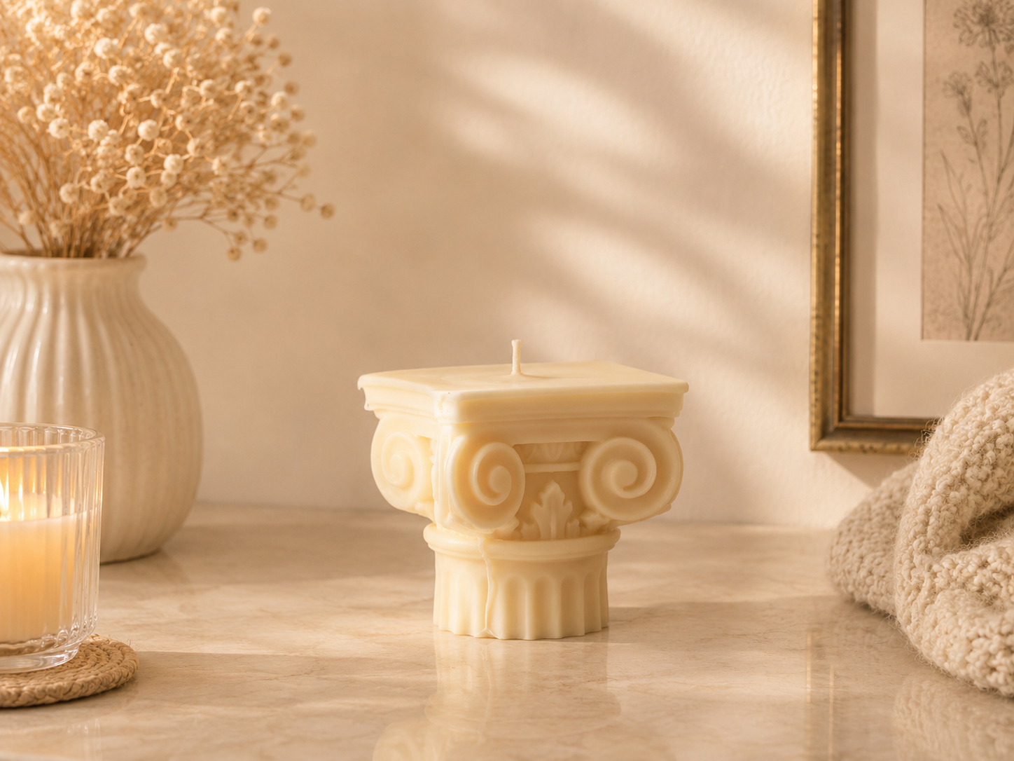 Roman Column Candle