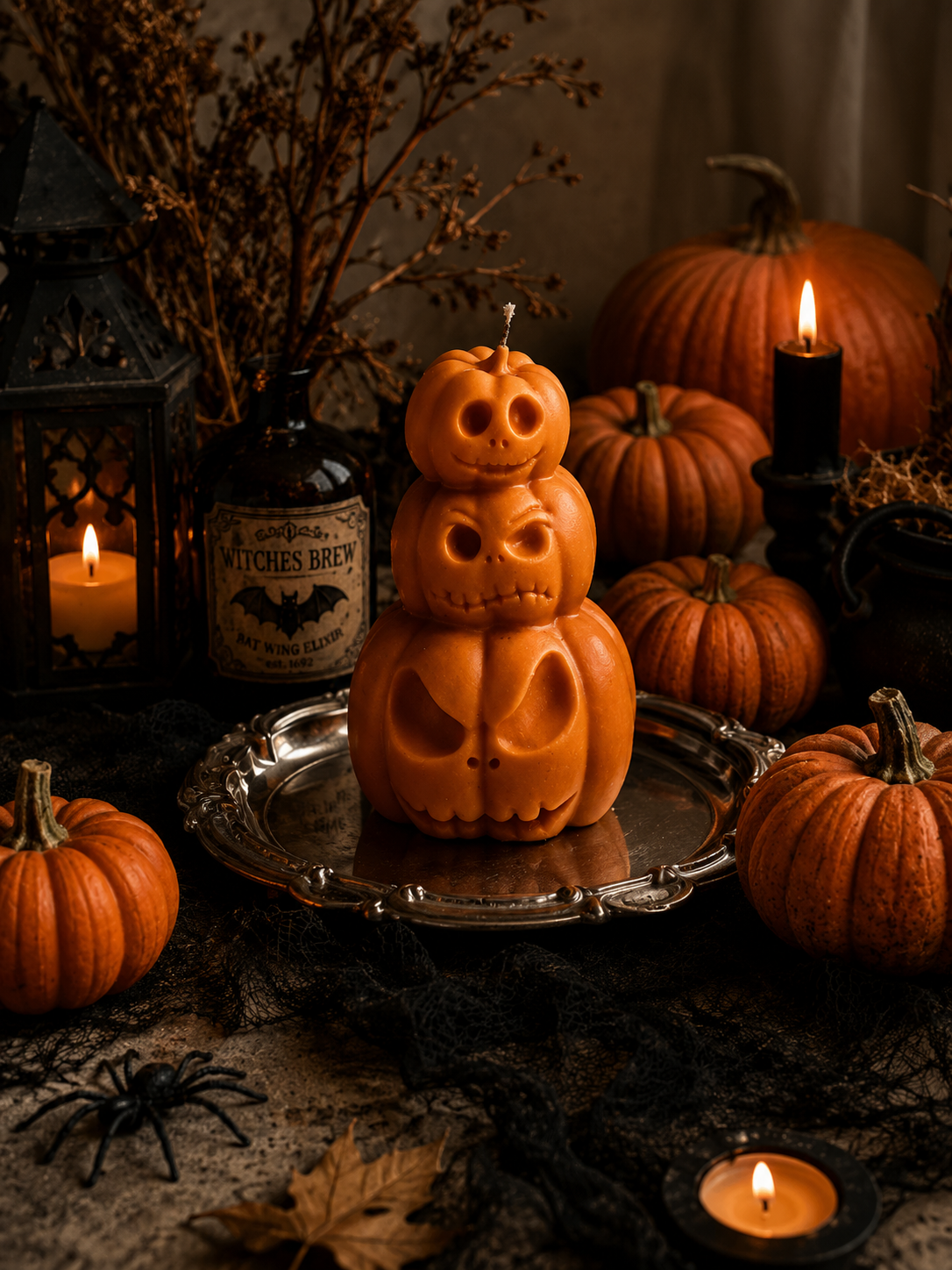 Trio Pumpkin Candle