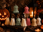 Ghost Candle Dog or Cat Shape 2.5x2.25 inches