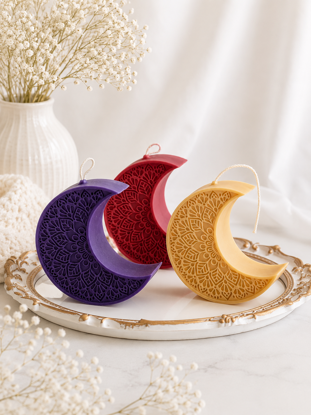 Ramadan Moon Candle
