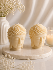 Buddha Statue Candle 5x3.5 inches