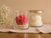 Bouquet Candle in Glass Jar 3.5x3.25 inches