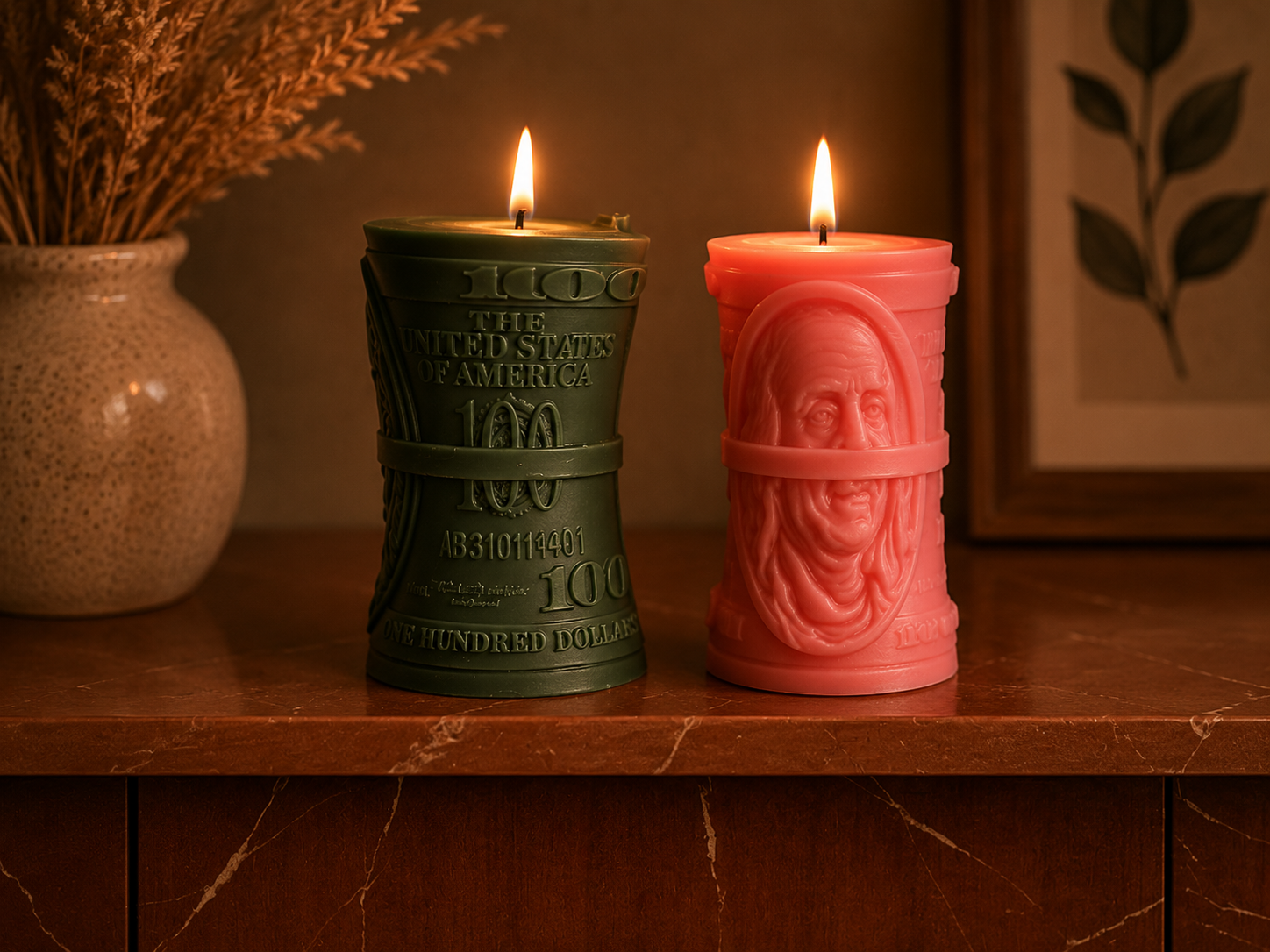 Money Lover's Banknote Candle