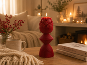 Lotus Pillar Candle 7x3 inches