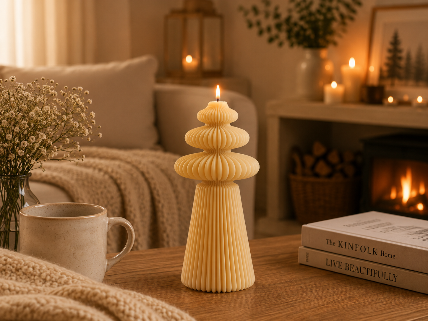 Roman Pillar Candle
