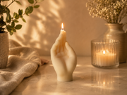 Woman's Hand Candle