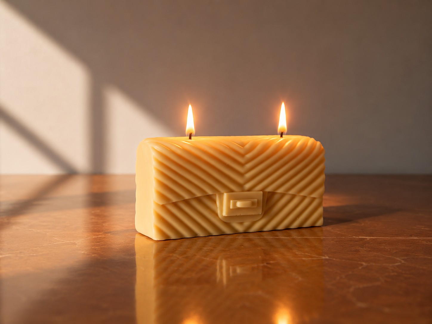 Large Purse Candle 3.5x7 inches