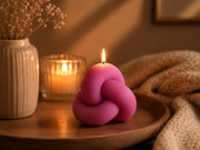 Ribbed Knot Candle