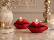 Face Lips Candle 2.25x5.25 inches