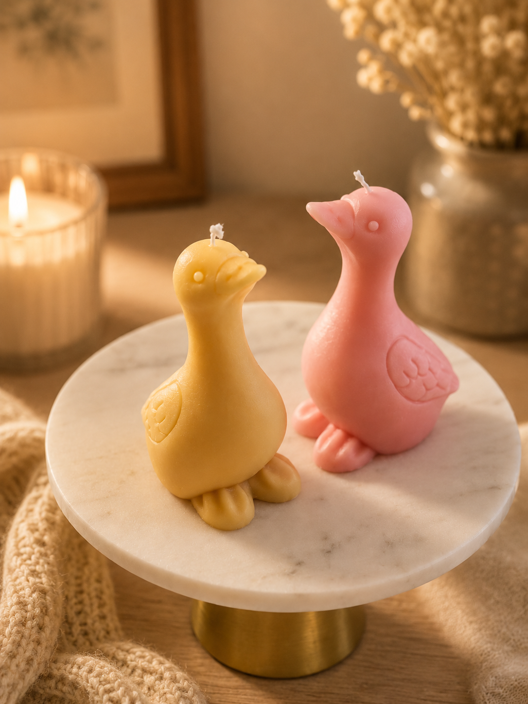 Goose Candle 4.5x2.75 inches