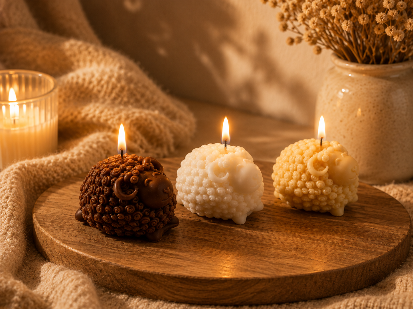 Sheep Candle