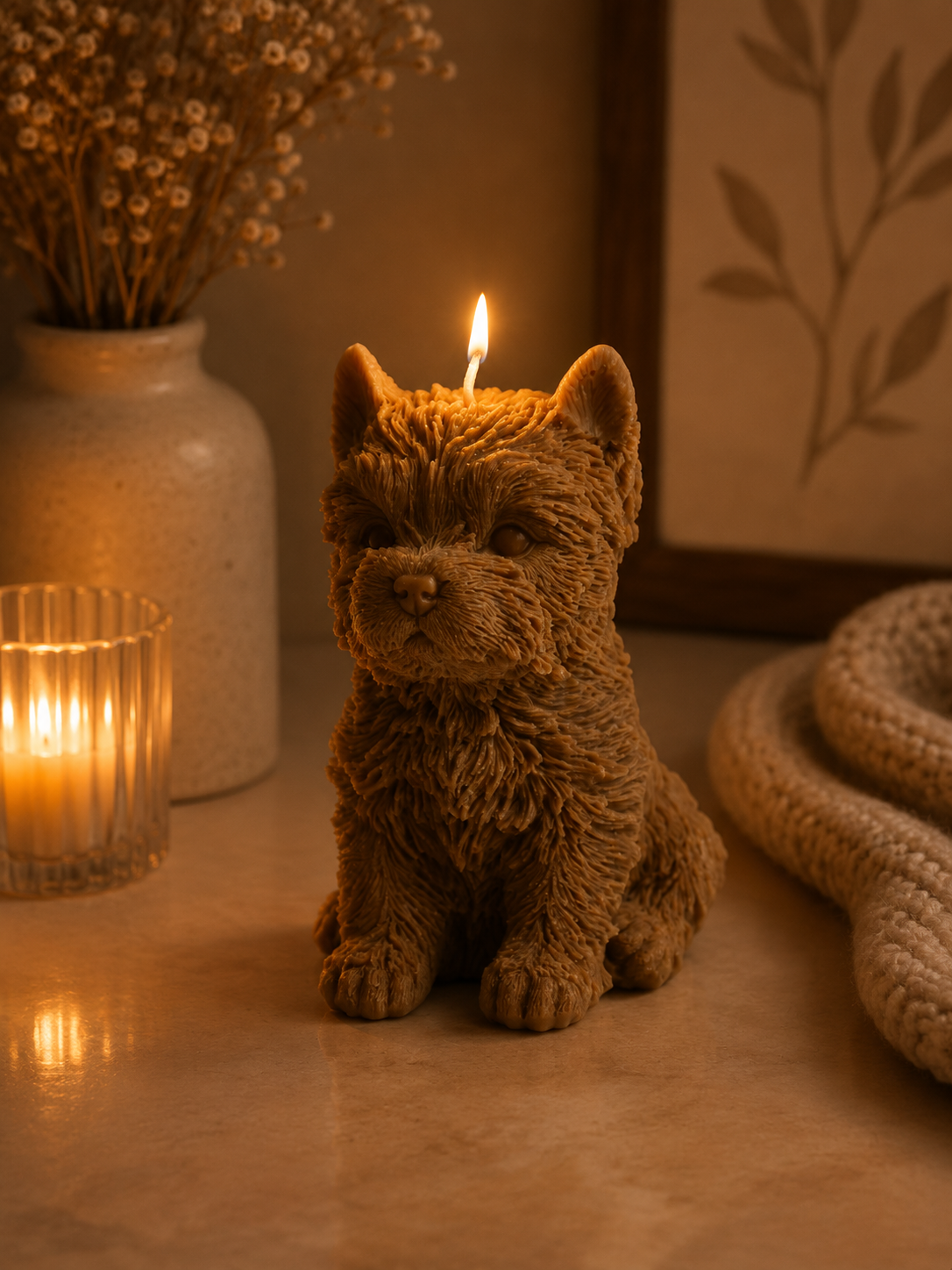 Yorkshire Terrier Candle