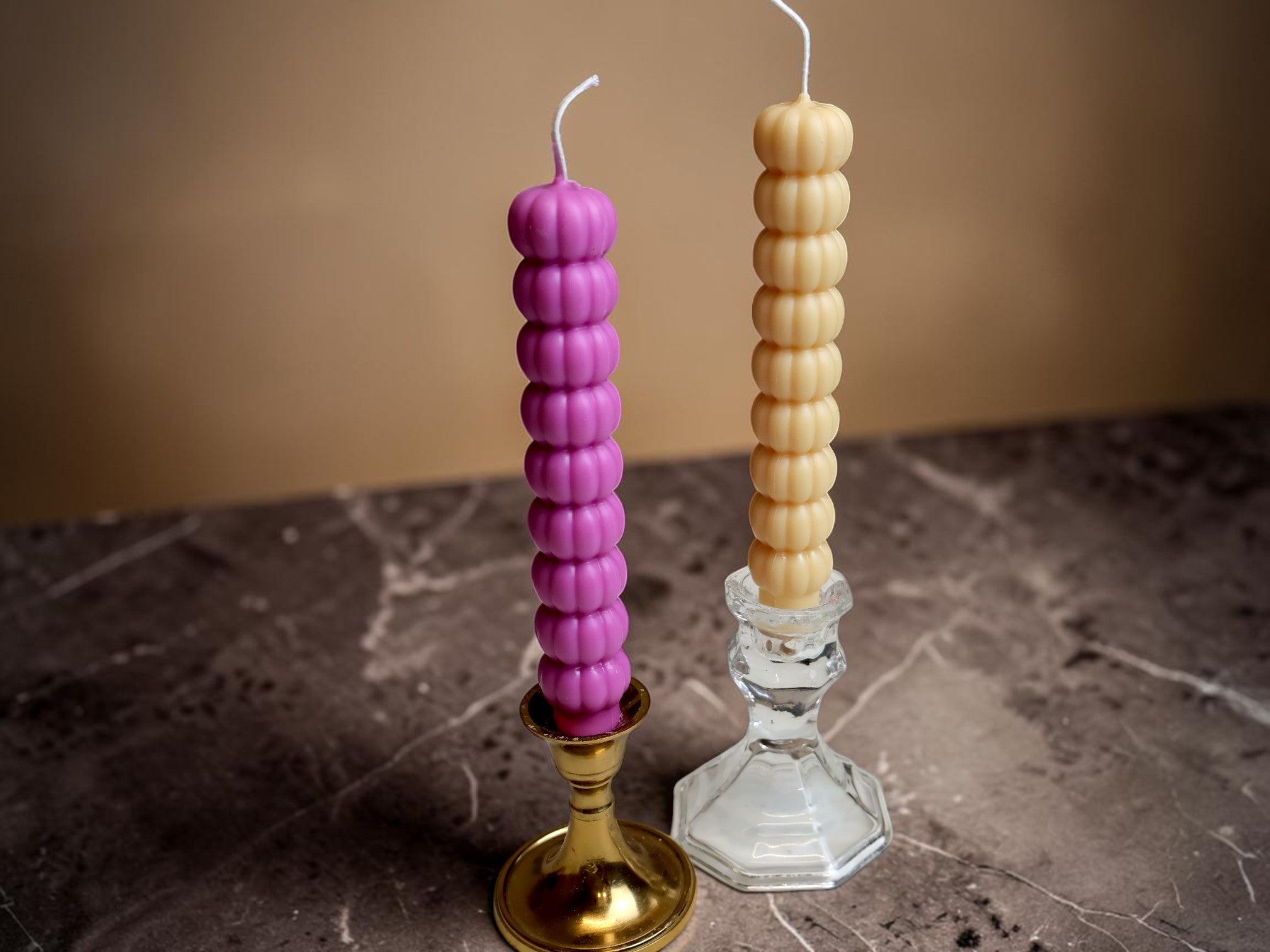 Pumpkins Taper Candle