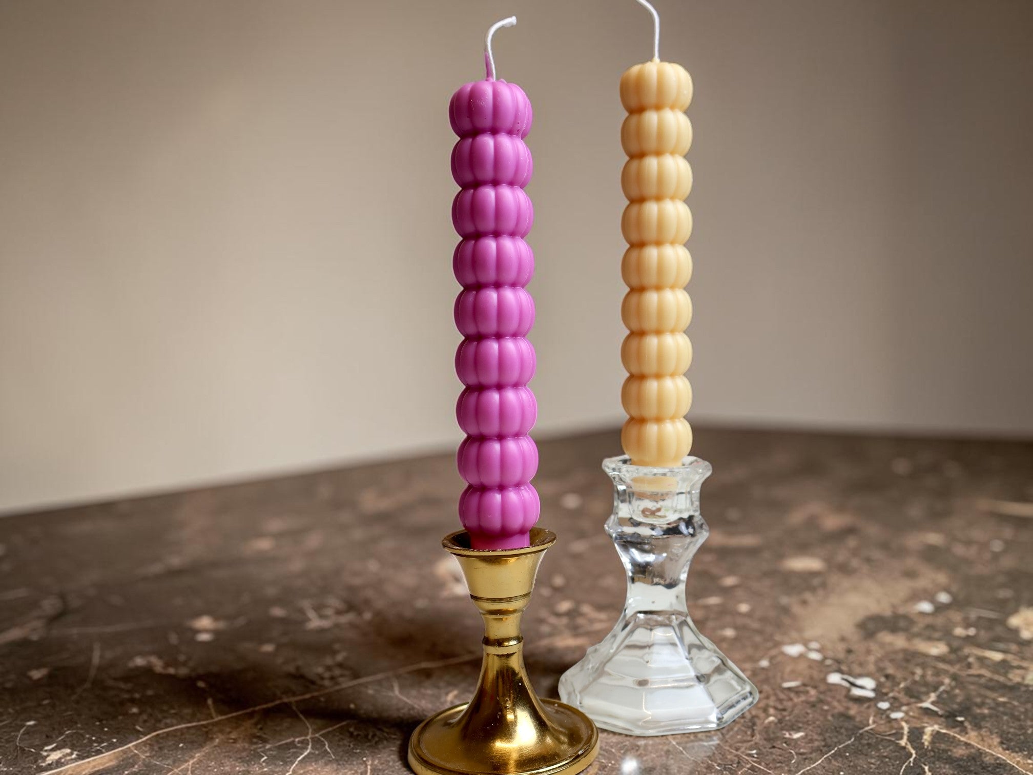 Pumpkins Taper Candle