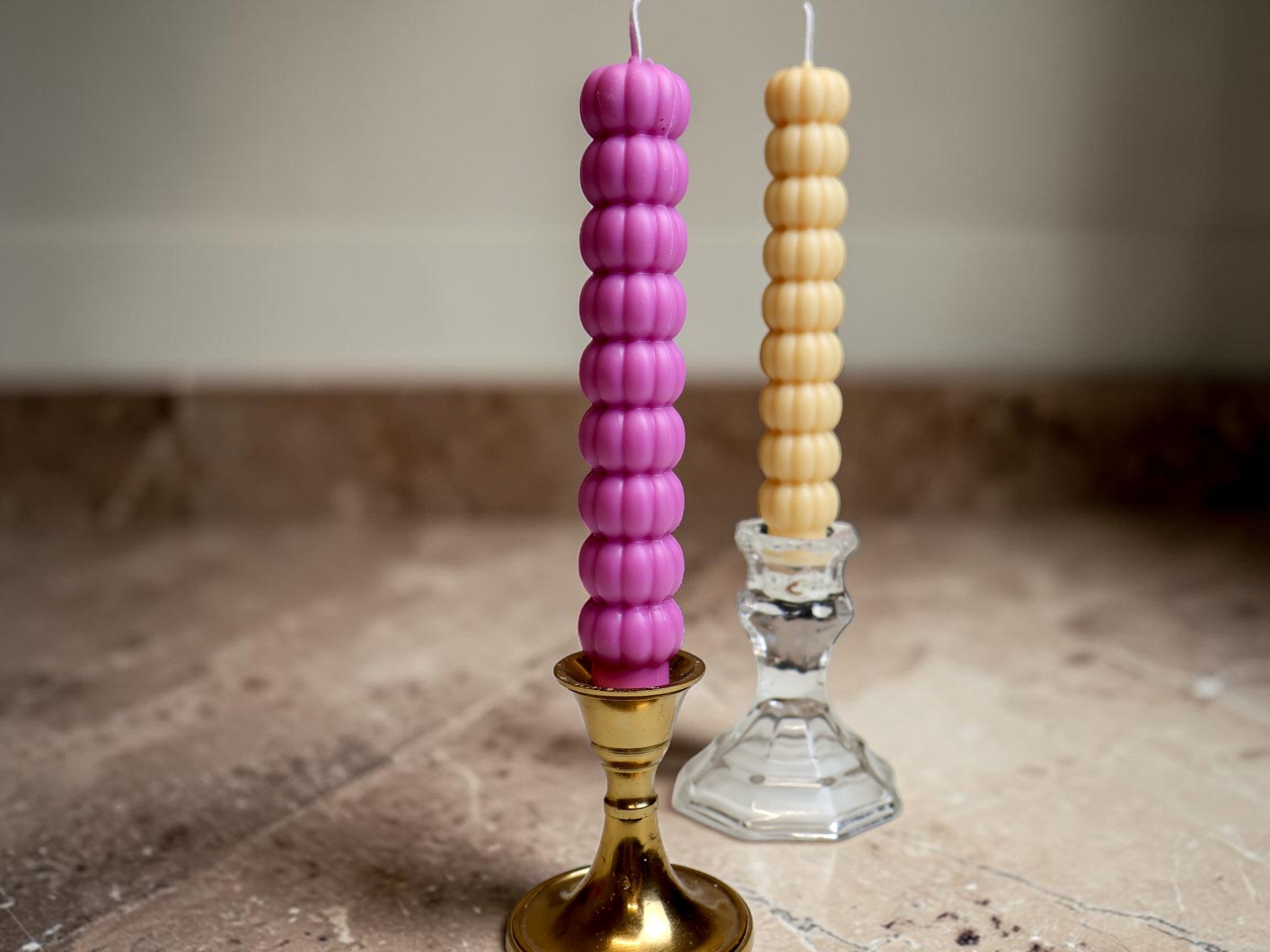 Pumpkins Taper Candle