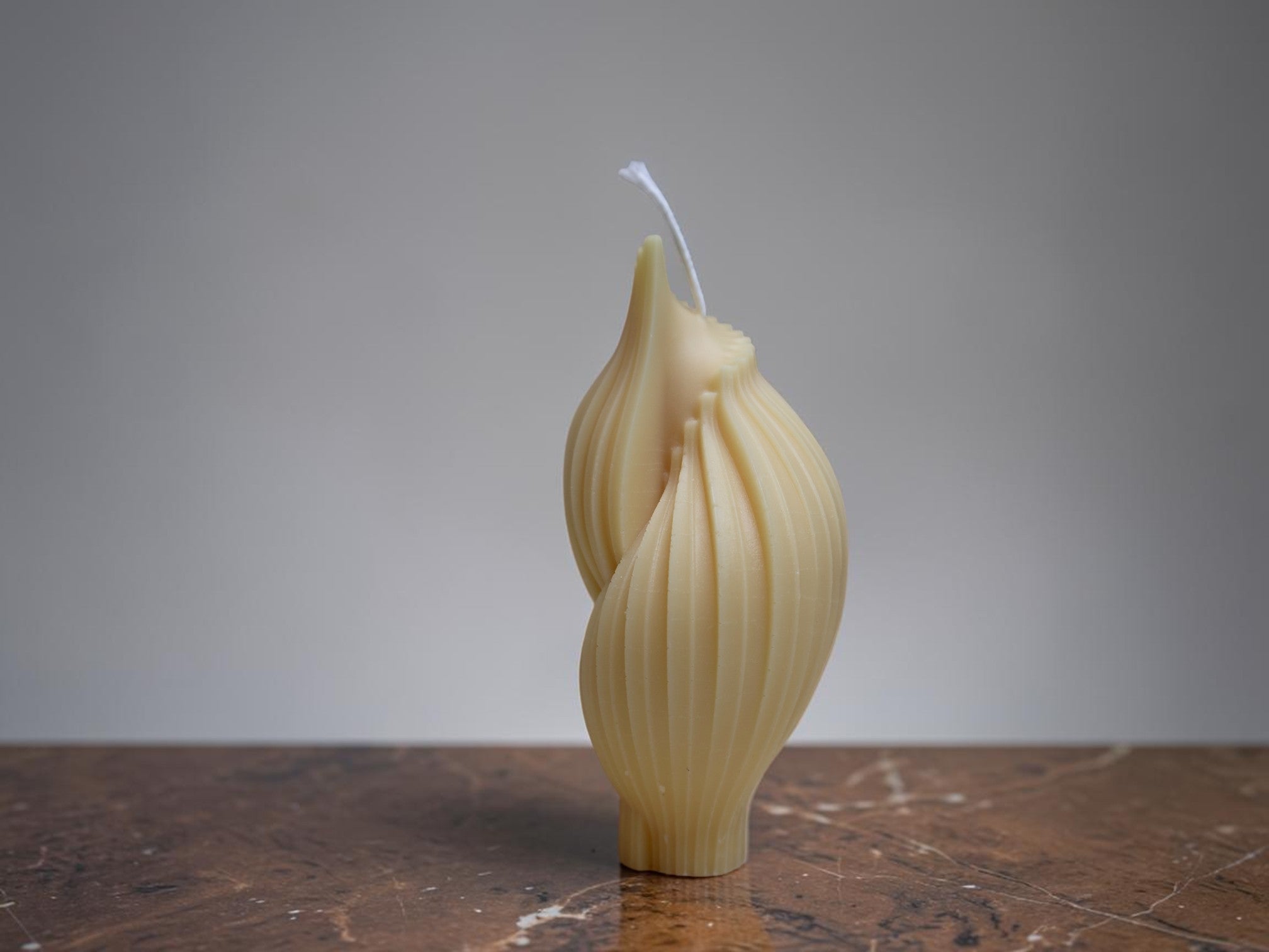 Abstract Spiral Candle